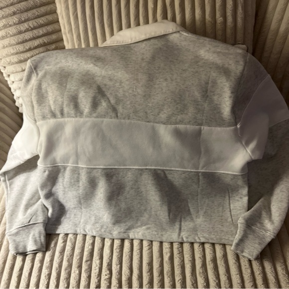 Juniors Harper & Ivy Rugby New York Gray Sweatshirt - Picture 5 of 6